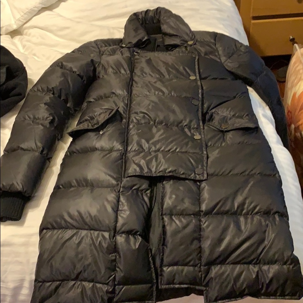 BCBG “BECKETT” puffer long jacket